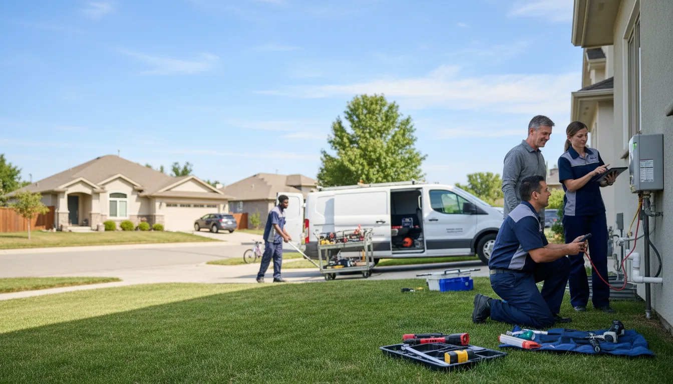 Tankless water heater service in New London, MN